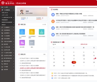 人民銀行二代征信系統(tǒng)UIUE設計及前端開發(fā)（保密）